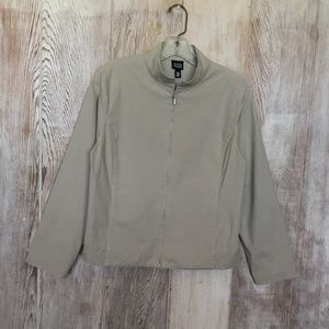 Eileen Fisher Stand Up Collar Zip Jacket XS